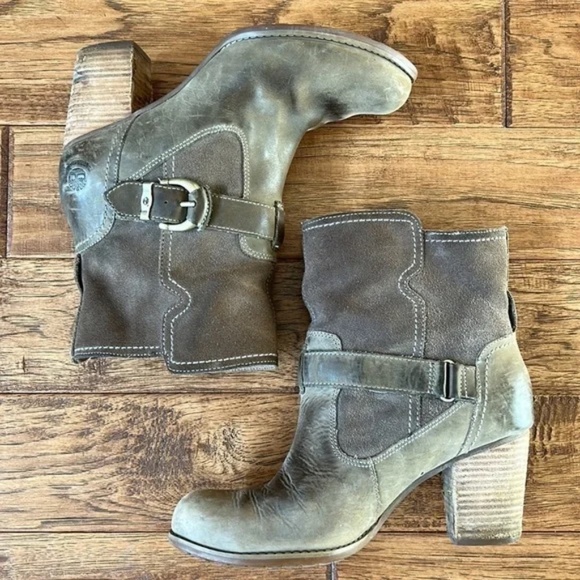 Timberland Earthkeepers Rudston Waterproof Suede Leather Ankle Boots Booties 9 - Picture 4 of 16